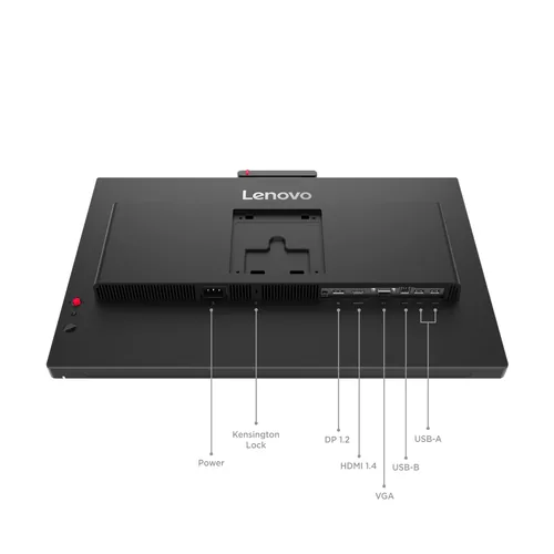 Lenovo ThinkVision T27QD-4v Computerbildschirm 68,6 cm (27") 2560 x 1440 Pixel Quad HD LCD Schwarz