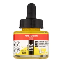 Amsterdam Acryltinte 275 Primärgelb transparent, 30 ml 30 ml, Gelb - Art: Acryltinte - Detailfarbe: Gelb - Set: Nein - Verpackungseinheit: 1 Stück
