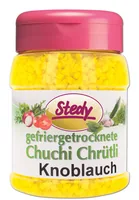 Stedy Knoblauch gefriergetrocknet 70 g - Produkttyp: Kräuter - Ernährungsweise: Vegan - Laktosefrei - Glutenfrei - Produktionsland: Europa - Zertifikate: Keine Zertifizierung - Packungsgrösse: 70 g - Fairtrade: Nein