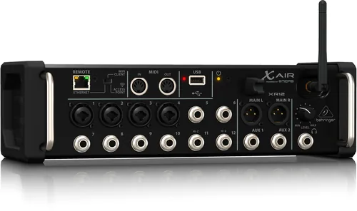 Behringer XR12 audio mixer 12 channels Black