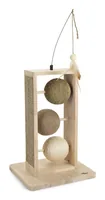 Designed by Lotte Kratzbälle Holz/Jute 49,5 x 29,5 x 34.5 cm - Höhe: 49.5 cm - Anzahl Liegeplätze: 1 × - Detailfarbe: Beige - Tierart: Katze - Produkttyp: Kratzbaum