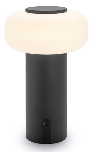STT Tischleuchte Motion Lamp Schwarz - Dimmbar: dimmbar - Lichtfarbe: Warmweiss (WW) - Zusätzliche Ausstattung: Tragbar - USB-Anschluss - Leuchtenfarbe: Schwarz - Gesamtleistung: 0 W - Lampensockel: LED