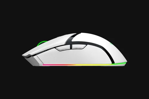 Razer Gaming-Maus Cobra Pro Weiss - Maus Features: Programmierbare DPI-Einstellung - RGB-Beleuchtung - Daumentaste - Beleuchtung - Bedienungsseite: Rechtshänder - Detailfarbe: Weiss - Gewicht: 77 g - Verbindungsart: Kabellos - Schnittstelle: USB-C - Bluet