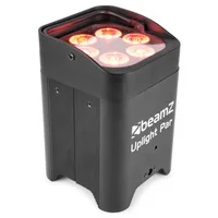 BeamZ Bodenstrahler BBP96 Uplight Par - Typ: Bodenstrahler - Leuchtmittel: LED - Ausstattung: Integrierter Akku - Standard - Farbwechsler - DMX-fähig - Inkl. Fernbedienung