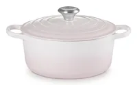 Le Creuset Signature Gusseisen- Braeter rund 24cm shellpink