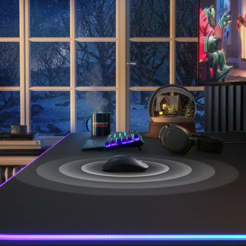 Steel Series Gaming-Maus Rival 3 Wireless - Maus Features: Umschaltbare DPI-Auflösung - RGB-Beleuchtung - Daumentaste - Beleuchtung - Scrollrad - Bedienungsseite: Rechtshänder - Detailfarbe: Schwarz - Gewicht: 106 g - Verbindungsart: Kabellos - Schnittste