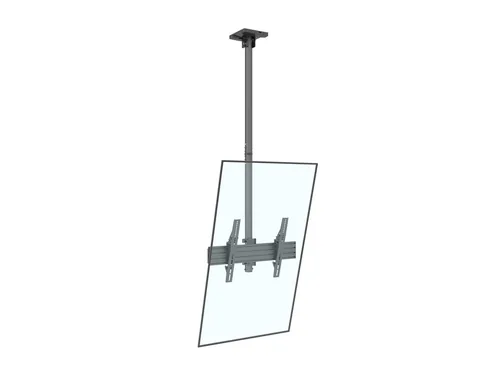 Multibrackets Deckenhalterung MBC1U Professional - Detailfarbe: Schwarz - Eigenschaften: 2-Sektionen - Deckenmontage - Modular erweiterbar - Neigbar - Maximale Bildschirmgrösse: 75  - Maximale Tragkraft: 50 kg