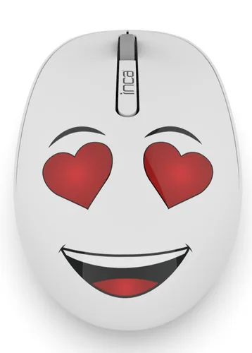 INCA Wrls Maus 1200DPI3Tasten2.4GHzUSB-A WEENY Emoji ws