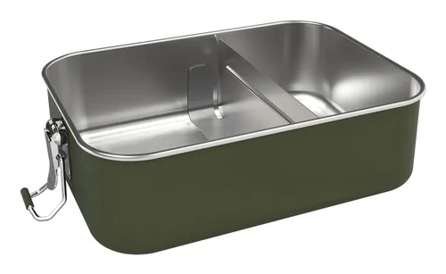 Sigg Lunchbox Gemstone 1.1 l Edelstahl, Roasted Grenn - Materialtyp: Metall - Unterteilungsmöglichkeit: Ja - Material: Edelstahl - Set: Nein - Motiv: Kein - Anwender: Erwachsene - Kinder