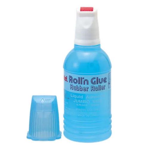 pentel Kleberoller Rolln Glue 55 ml, Transparent - Eigenschaft: Flüssig - Geeignete Oberflächen: Fotos - Papier - Karton - Packungsgrösse: 55 ml - Detailfarbe: Transparent - Art: Kleberoller