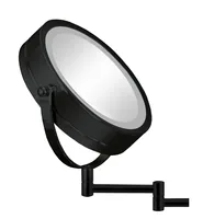 Kleine Wolke Brilliant wall mirror Round Black