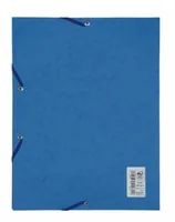 Oxford Gummibandmappe A4, Blau - Typ: Gummibandmappe - Ausstattung: Gummiband - Detailfarbe: Blau - Material: Karton