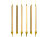 PartyDeco SCD-1-019ME cake candle/sparkler Gold 12 pc(s)