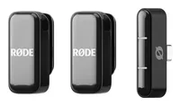Rode WIMICROC Wireless Micro Zwei Mikrofone mit Ladehülle USB-C, Schwarz