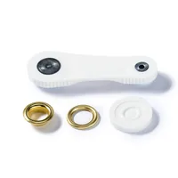 Prym Ösen + Scheiben 11 mm, Gold, 15 Stück - Verpackungseinheit: 15 Stück - Detailfarbe: Gold - Produkttyp: Ösen