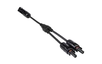 FURBER.power Y-Verteiler FC4 1 auf 2, Set - Anschluss Seite B: FC4 Stecker (kompatibel mit MC4 - DL4 - TS4 - QC4) - Anschluss Seite A: FC4 Buchse (kompatibel mit MC4 - DL4 - TS4 - QC4)