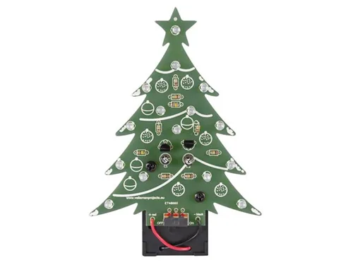 Whadda Bausatz Weinachtsbaum Blau LED, mit Ein/Aus Schalter - Bausatzart: Licht