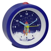 TFA Dostmann Wecker mit Kindermotiv Blau - Anzeige: Analog - Detailfarbe: Blau - Stromversorgung: Batteriebetrieb