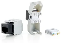 Equip Keystone Jack ungeschirmt Cat6 LSA Prem. wzf.8Stk sw Polybeutel