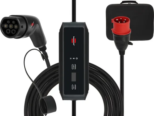 Brennenstuhl eMobility Ladekabel Typ 2 Mode 2 16 A 11 kW Noir