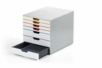 DURABLE Schubladenbox VARICOLOR Mix 7 Fächer mehrfb