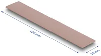 DeLOCK 18481 heat sink compound Thermal pad 3 W/m·K