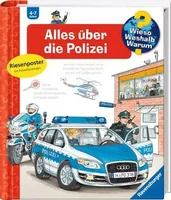 Ravensburger Kinder-Sachbuch Alles über die Polizei - Sprache: Deutsch - Altersempfehlung ab: 4 Jahren - Einband: Spiralbindung - Anzahl Seiten: 16 - Altersgruppe: Kinder - Thema: Entdecken und Wissen - Wieso? Weshalb? Warum?