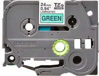BROTHER P-Touch TZE-751 black on green 24mm
