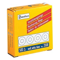 AVERY ZWECKFORM Verstärkungsringe 13mm weiss 3508 500 Stück