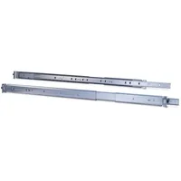Inter-Tech 26"" Teleskopschienensatz 1U 650 mm Silber
