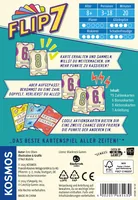 Kosmos Kartenspiel Flip 7 - Sprache: Deutsch - Kategorie: Kartenspiel - Altersempfehlung ab: 8 Jahren - Spieldauer: 20 min - Min. Anzahl Spieler: 3 - Max. Anzahl Spieler: 18