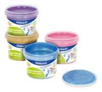 Pelikan 701587 washable finger paint Blue, Pearl, Pink, Violet, Yellow