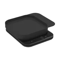 Rosti Küchenwaage Mensura Schwarz - Bedienungsart: Elektronisch - Messschritte: 1 g - Tara-Zuwiegefunktion: Ja - Detailfarbe: Schwarz - Gewicht Max.: 10 kg - Material: Kunststoff
