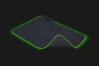 Razer Gaming-Mausmatte Goliathus Extended Chroma Schwarz - Tiefe: 294 mm - Breite: 920 mm - Detailfarbe: Schwarz - Form: Eckig - Höhe: 3 mm - Handgelenkauflage: Nein