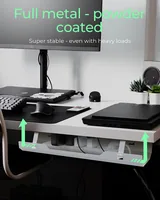 Kabelmanagementwanne IcyBox für Schreibtische