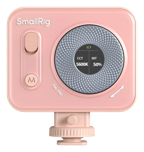 Smallrig Vibe P96 Pro Mini-LED-Videoleuchte Rosa - Farbtemperatur Kelvin: 2500 bis 6500 K - Lichtfarbe: Warmweiss (WW) - Leuchtenfarbe: Rosa