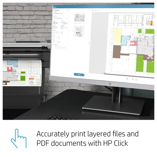 HP Designjet T830 24-in Multifunction Printer Großformatdrucker WLAN Tintenstrahl Farbe 2400 x 1200 DPI 610 x 1897 mm Ethernet/LAN