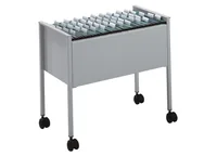 Durable Economy Suspension File Trolley 80 A4 literature rack 1 shelves Silver