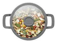 BergHOFF Kochtopf Leo Stone+ 24 cm - Material: Aluminiumguss - Topfart: Kochtopf - Kompatible Kochfelder: Gas - Halogen - Induktion - Elektro - Antihaftbeschichtung: Ja - Detailfarbe: Schwarz - Spülmaschinenfest: Nein