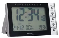 Technoline WT 188 sveglia Sveglia digitale Nero, Argento