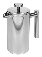 FURBER Kaffeebereiter 0.35 l, Silber - Materialtyp: Metall - Material: Edelstahl - Zubereitungssystem: French Press - Detailfarbe: Silber - Anzahl Tassen: 3 × - Fassungsvermögen: 0.35 l