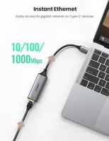 UGREEN Gigabit Ethernet Adapter 50737 USB-C 3.1 GEN1