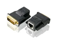 Aten DVI-Extender VE066 - Weitere Anschlüsse: Keine - Set: Ja - Reichweite: 20 m - Extender Typ: Cat-Extender - Videoanschlüsse: DVI-I - Einsatzzweck Extender: Video