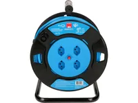 Max Hauri Kabelrolle maxREEL 50 m - Schutzklasse: IP20 - Detailfarbe: Blau - Schwarz - Kinderschutz: Ja - Aussenanwendung: Nein - Steckertyp Ausgang: T13 - Material: Kunststoff