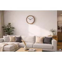 MAUL 9051476 wall/table clock Quartz clock Round White, Wood