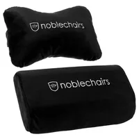 noblechairs Kissenset EPIC/HERO/ICON Schwarz/Weiss - Detailfarbe: Schwarz - Weiss
