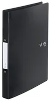 VON Ringbuch A4, 3 cm, Schwarz - Papierformat: A4 - Anzahl Ringe: 2
