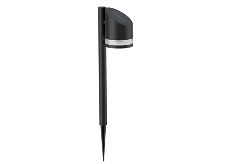 Philips Solar Fyve Sockelleuchte Spiess, Lichtsensor, 2700K, schwarz - Betriebsart: Solarbetrieb - Smart Home: Nicht kompatibel - Dimmbar: nicht dimmbar - Produkttyp: Sockel-/Wegeleuchte - Lichtsensor (Dämmerung): Ja - Timerfunktion: Nein