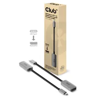CLUB3D CAC-1567 USB graphics adapter 7680 x 4320 Pixel Schwarz, Silber