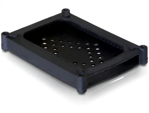 DELOCK HDD Hülle für 2,5 HDDs Silikon schwarz
